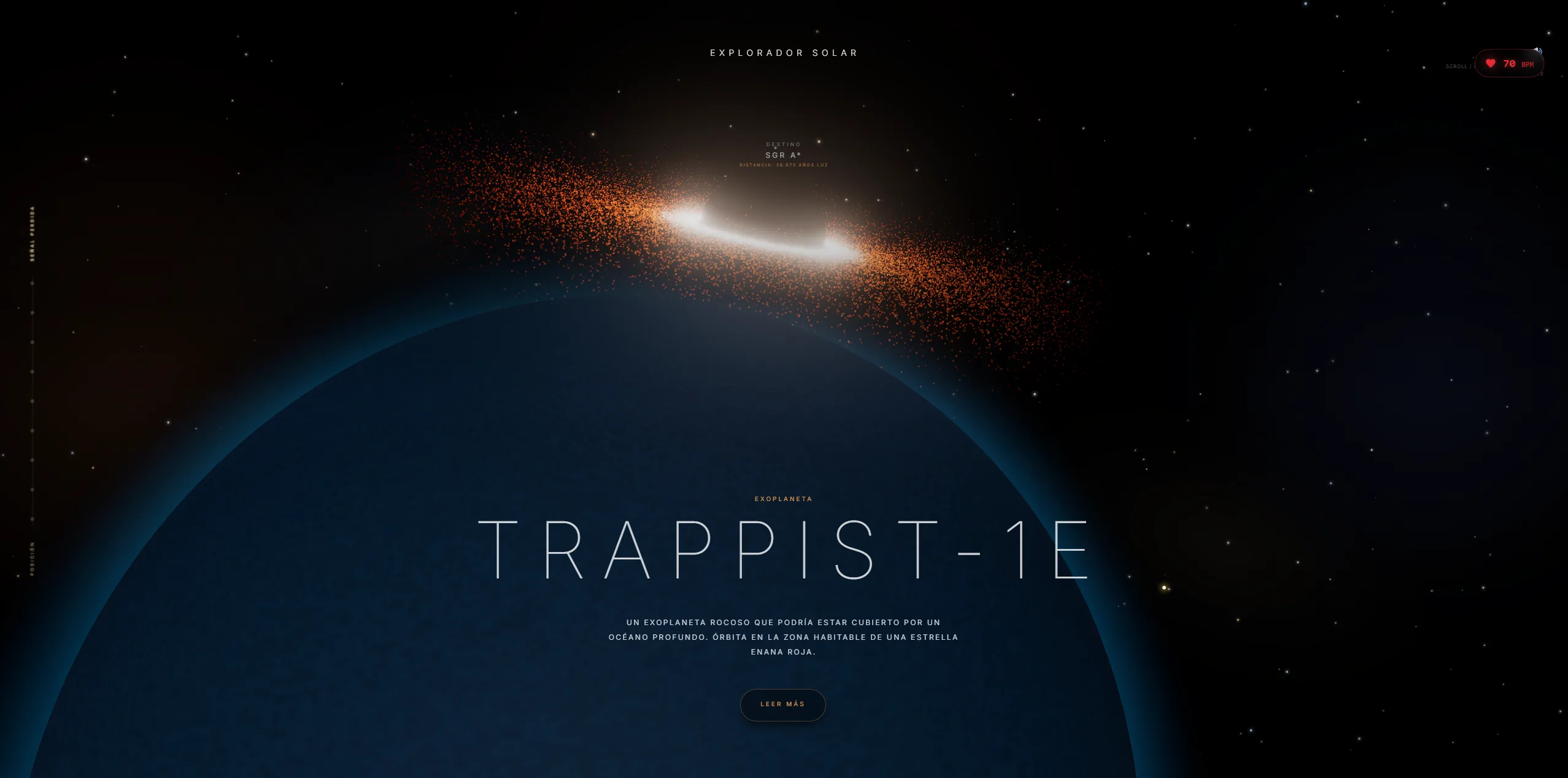 Solar System Explorer — Explorador del sistema solar en 3D